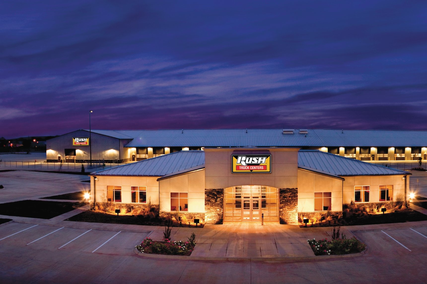 Aerial shot of Rush Truck Centers – Oklahoma City